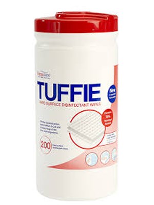 Tuffie Disinfectant Wipes 6 x 200
