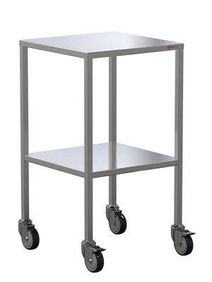Instrument Trolley No Rail Stainless Steel 490x490x900mm