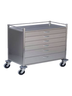 Instrument Trolley Multi Drawer- W900mmÂ
