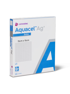 Aquacel AG+ Extra Wound Dressings 15cm x 15cm