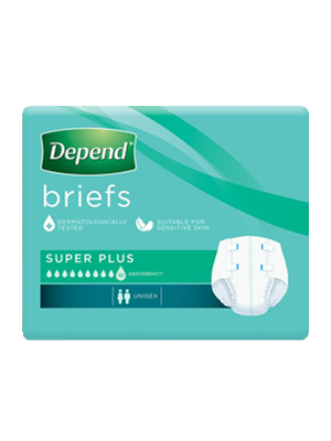 Depends Briefs Super Plus Medium