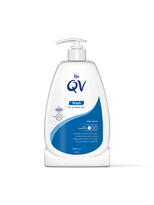 QV Body Wash Soap-Free Cleanser Pump Bottle 500mL - Each