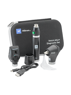 Welch Allyn 3.5V Portable Diagnostic Set, Coaxial LED Hard Case 