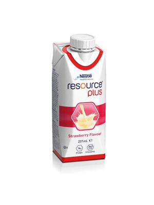 RESOURCE Plus Nutritional Drink,Strawberry 237mL- Ctn/24