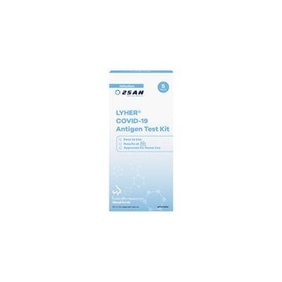 COVID-19 Rapid Antigen Test LYHER Nasal Self-Test 2San Box/5
