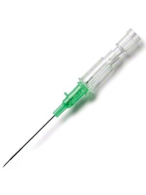 Introcan Safety IV Catheter 18G 1/4"