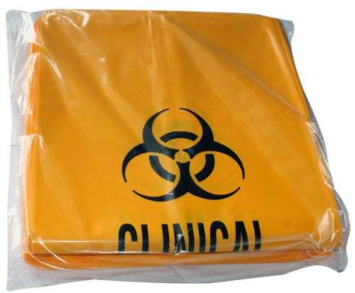 Clinical Waste Bags 60L 925x540 60UM - Pkt/50