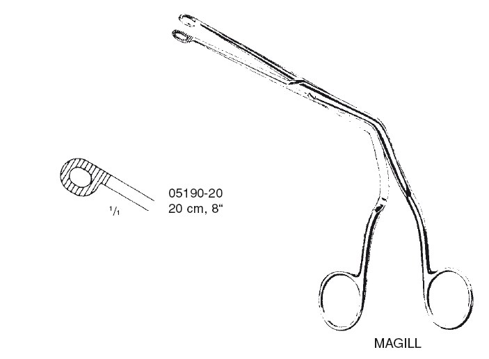 FORCEPS MAGILL INTRO 20cm
