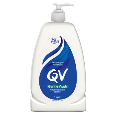 QV Gentle Wash 1kg Pump - Soap Free Hydration