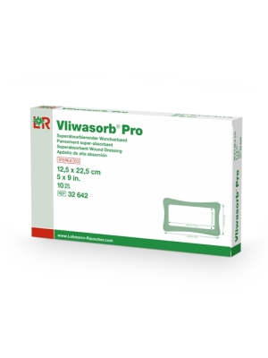Vliwasorb® Pro Superabsorbent Dressing for Heavy Exudate Wounds 12.5x22.5cm 
