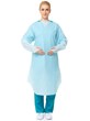 PrimeOn Thumb-Hook Impervious Gown Latex-free Regular Blue
