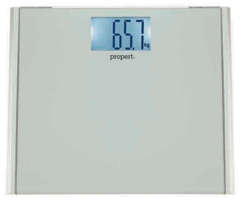 Propert Nova Bathroom Digital Scale Flat Glass Top 180kg - Each