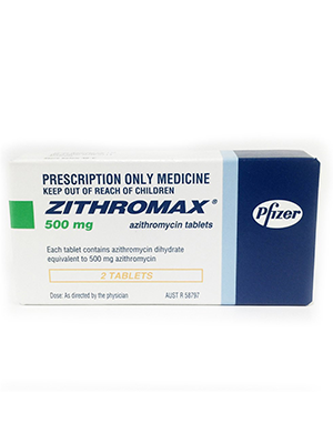 Zithromax (Azithromycin) 500mg - Antibiotic Oral Medication 