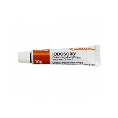 Iodosorb, Cadexomer Iodine Medicated Ointment, 10g tube - Pkt/4