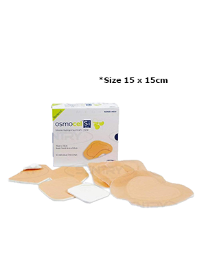 Osmocel® Si Silicone Hydroporous Foam Petal Bordered 15cm – Box/5